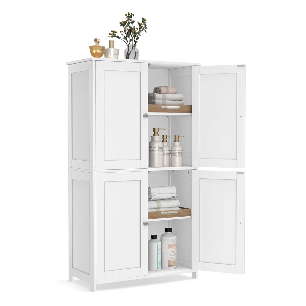 Easy-to-Use VASAGLE Floor Storage Cabinet with Adjustable Shelves and Doors Specialty