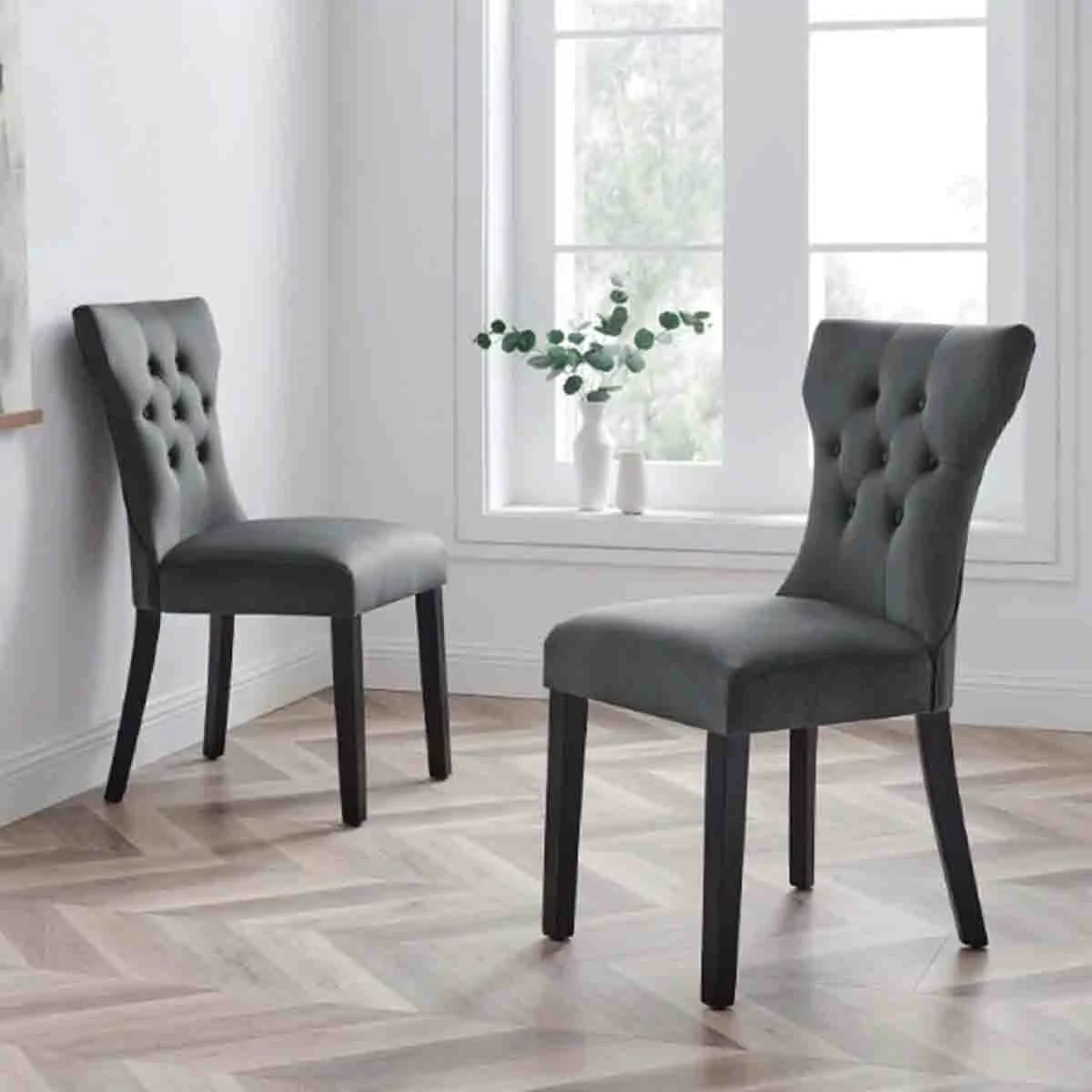 Dependable Atelier Du Nord – Deluxe Velvet Dining Chair Relaxed