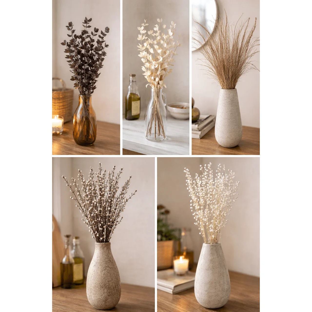 Functional Dried Flower Bunch – Assorted Single Stems Next-Generation