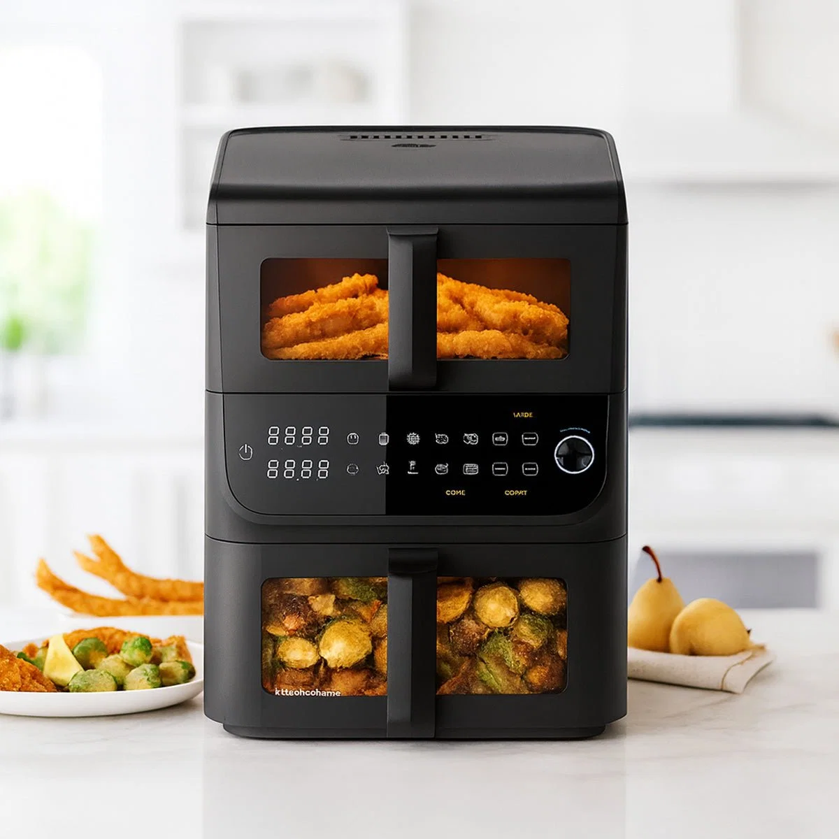 Versatile Double stack air fryer 1500 W User-Friendly