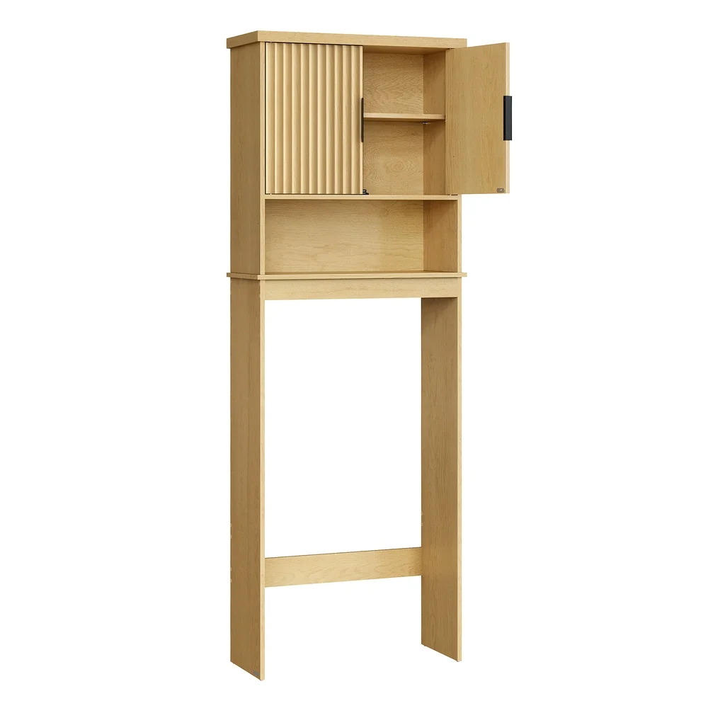 Sophisticated VASAGLE MAXE Collection – Over The Toilet Storage Cabinet 23.6-Inch Wide Mid Century Modern Carefully Designed