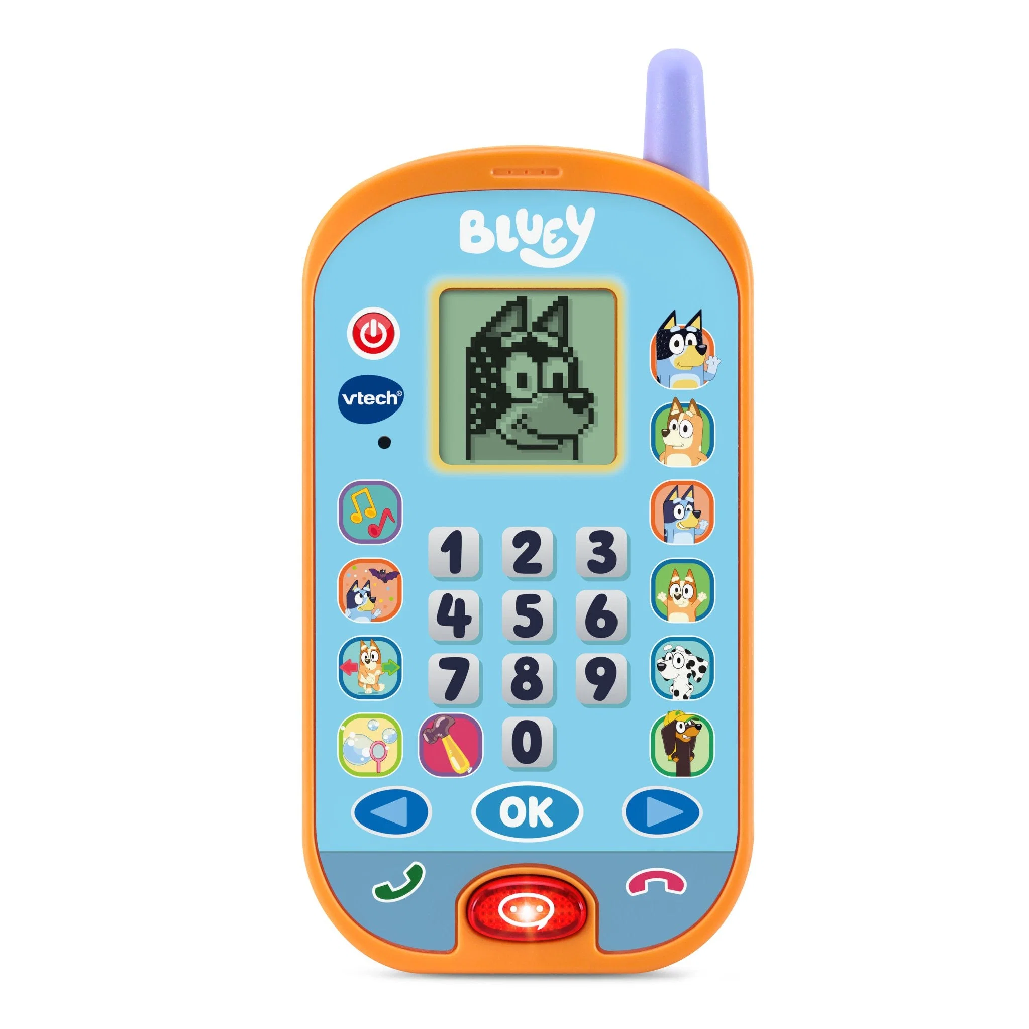 Premium Material VTech® Bluey™ Ring Ring Phone FRENCH Smooth