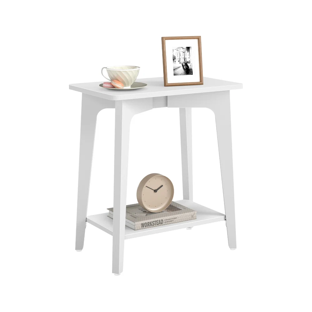 User-Friendly VASAGLE Maezo Collection – Side Table 2-Tier Small Rectangular End Table Convenient