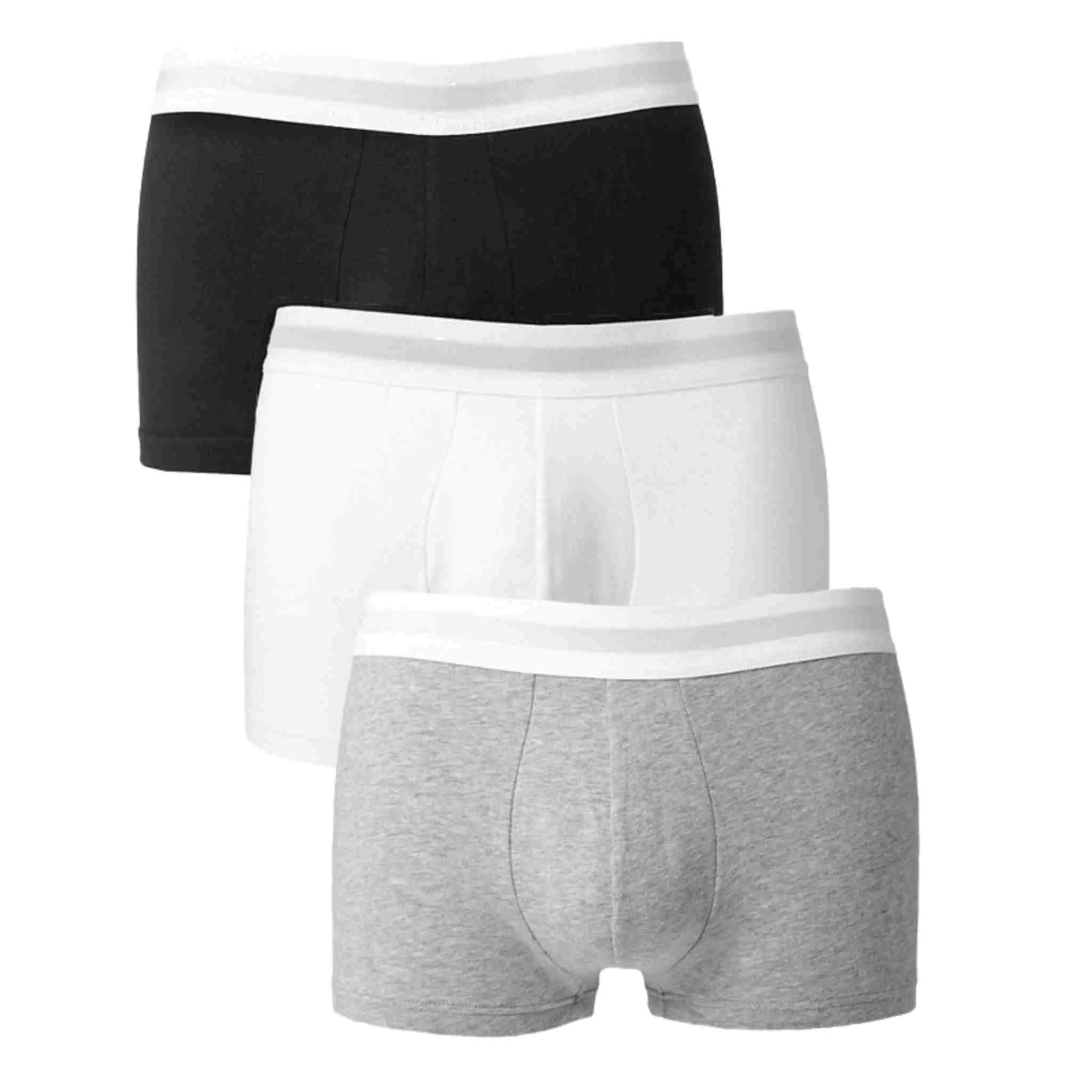 Casual 3-Pack Essential Cotton Boxer Briefs Organic