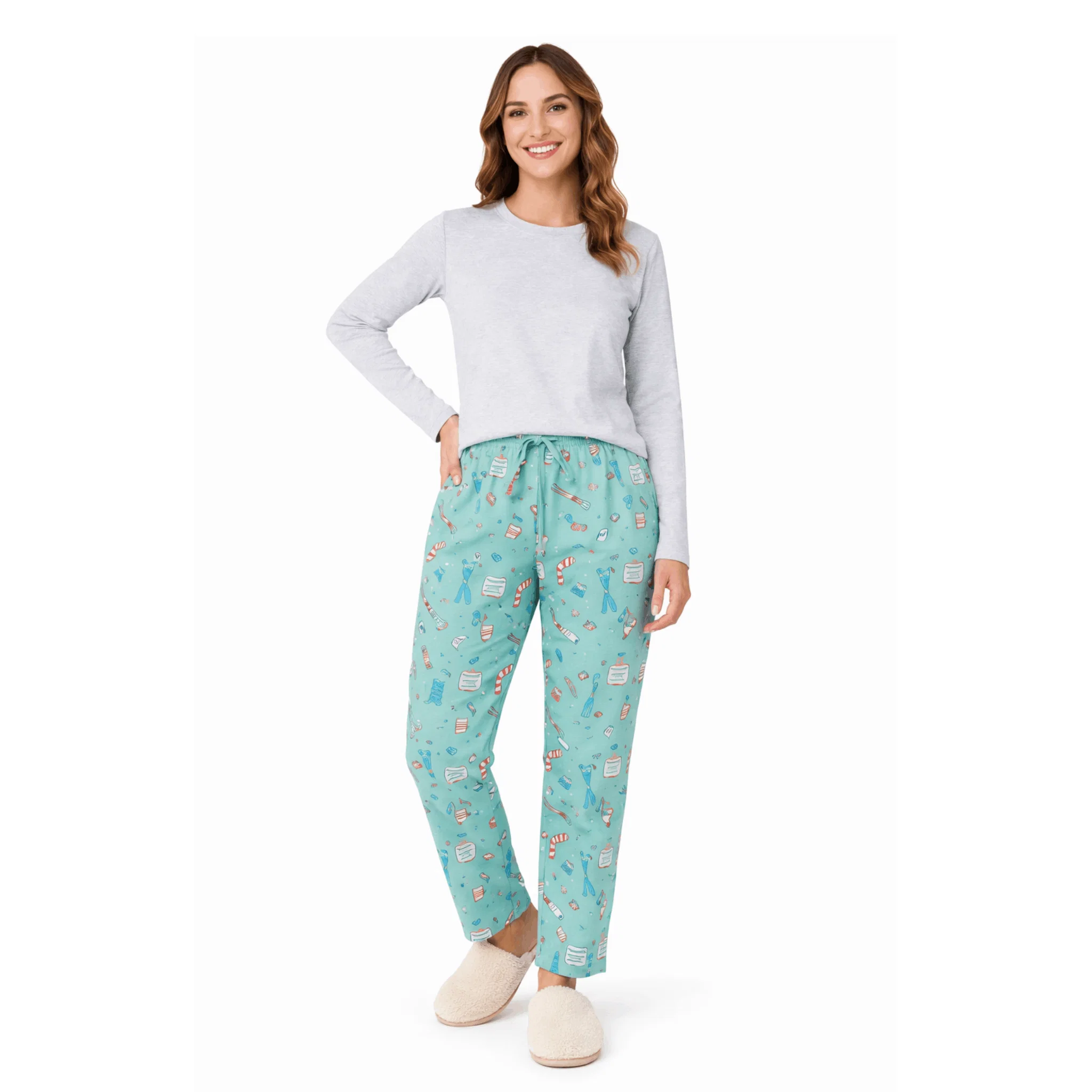 Prestigious Printed Elastic-Waist Pajama Pants Exclusive