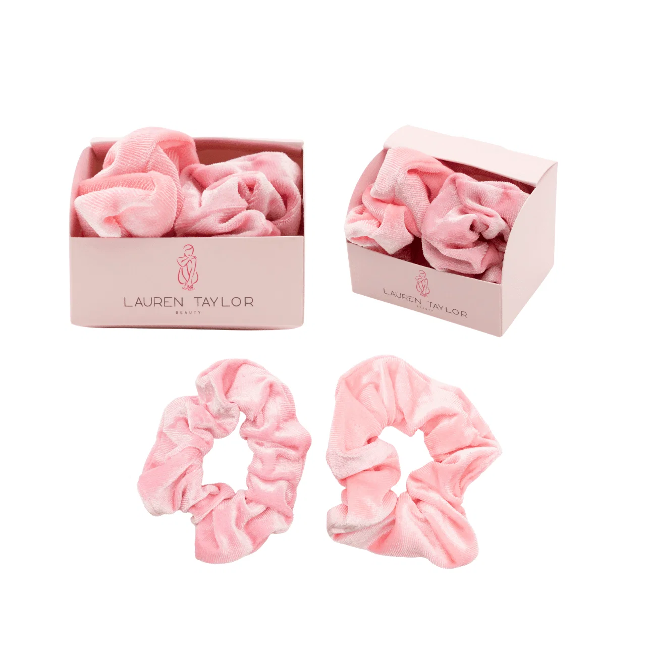 Innovative Corduroy Velvet Scrunchie Set Minimalist