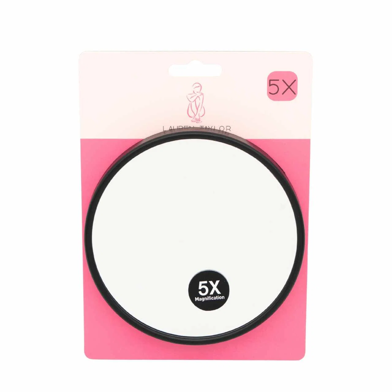 Reusable 5X Magnifying Mirror – Black Professional