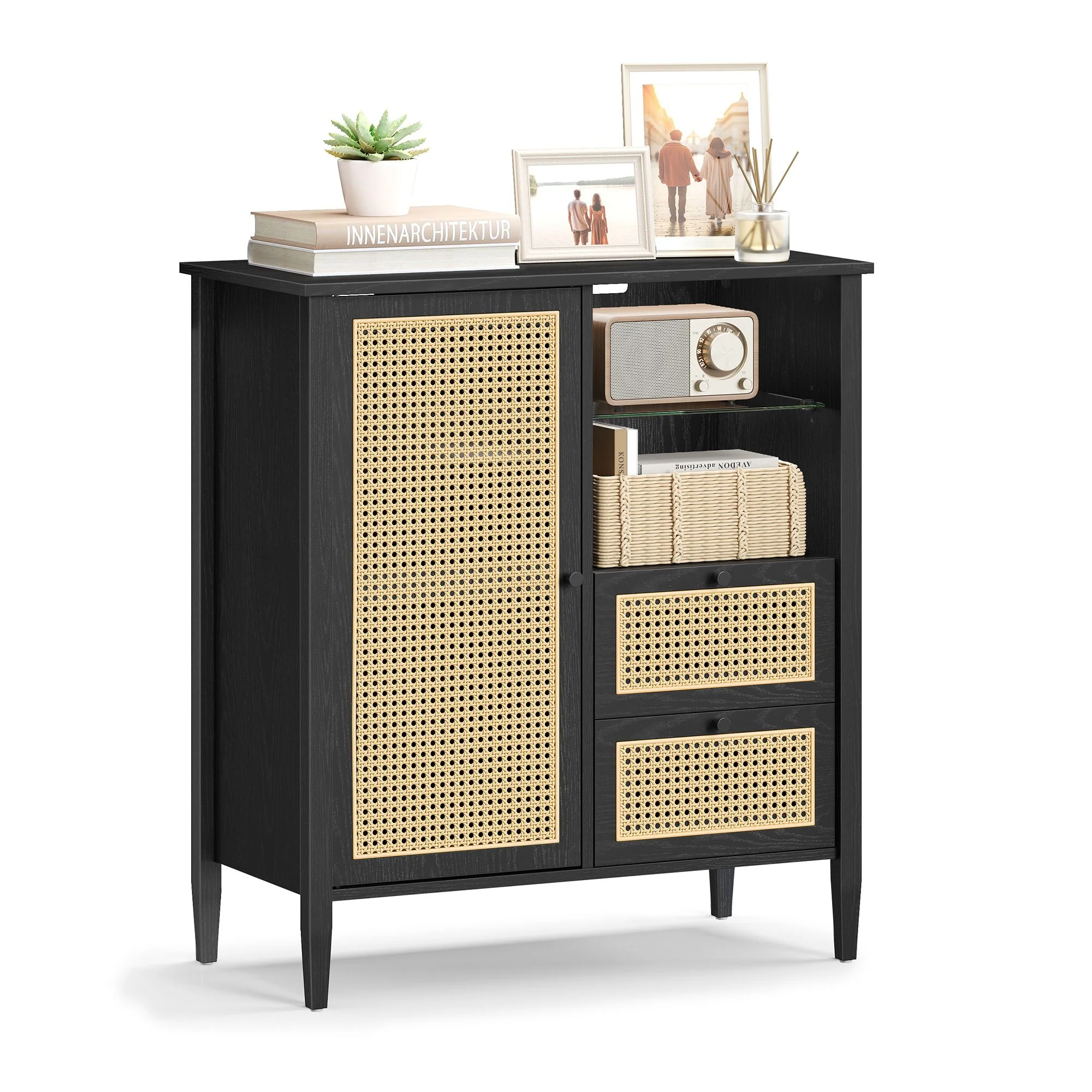 Lightweight VASAGLE VASAGLE Boho Buffet Cabinet Classic