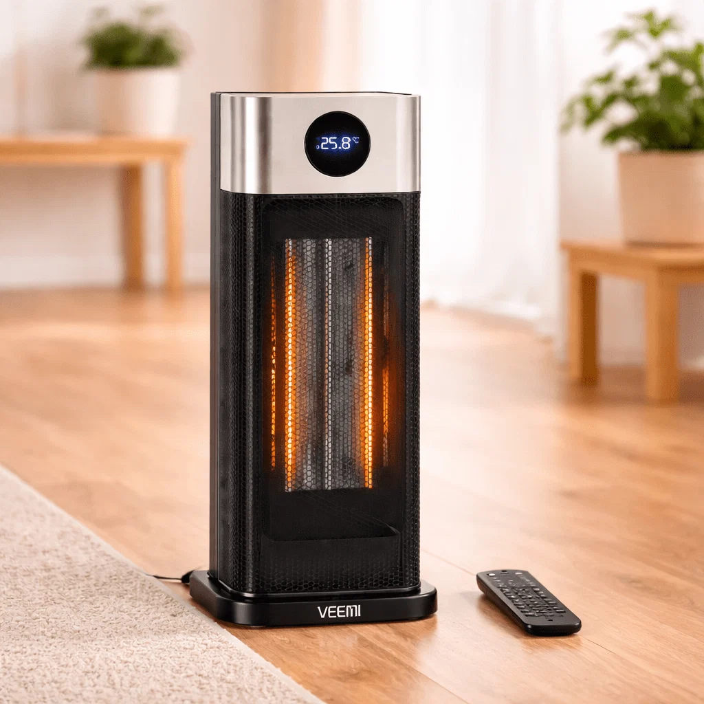 Practical Digital Tower Space Heater with Smart Temperature Display Premium Material