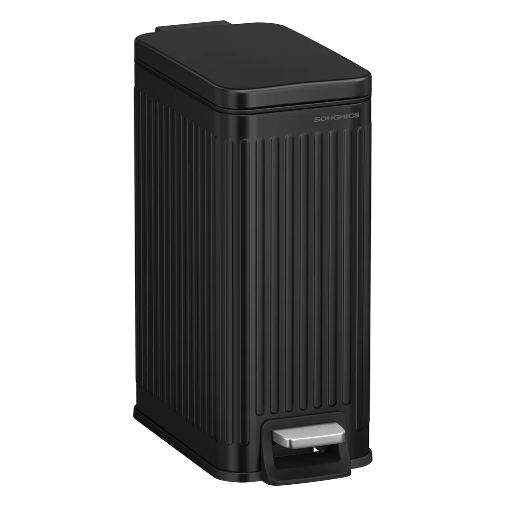 Optimized SONGMICS Bathroom Trash Can with Lid for Small Spaces Refined