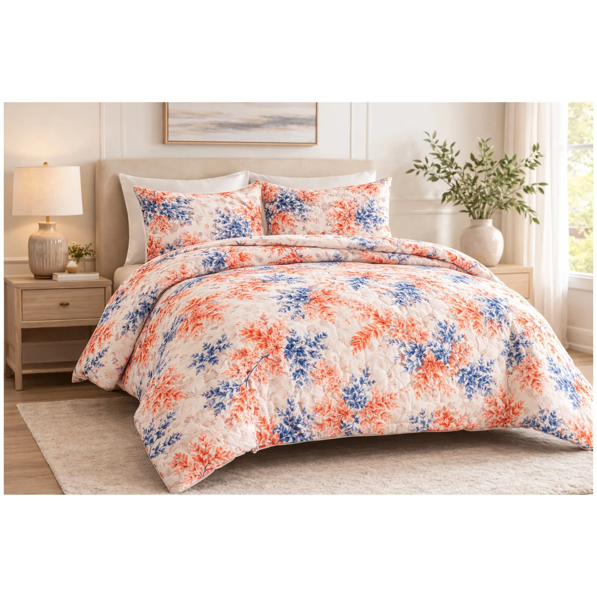 Genuine AMARI Printed Comforter Set – 3 Pieces Fashionable