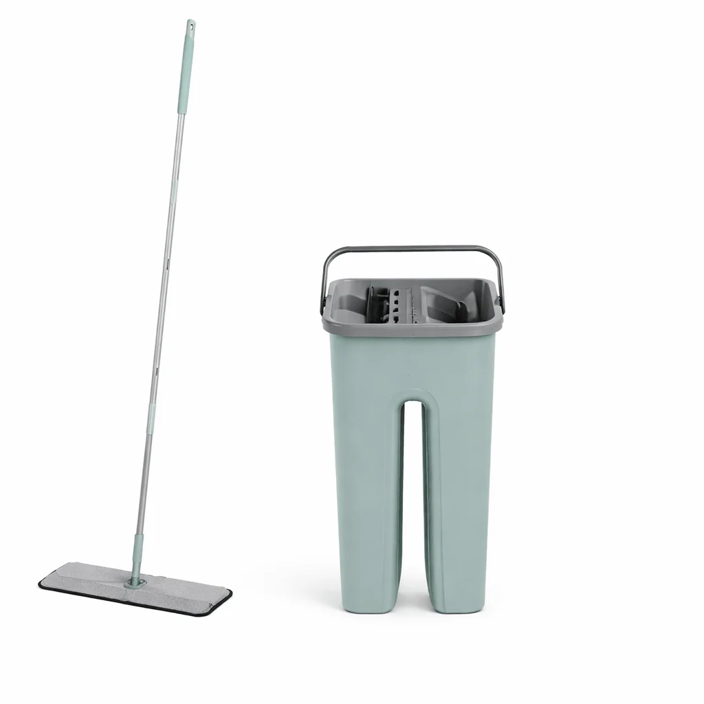 High-End Squeegee Mop Bucket Set – Hands- Floor Cleaning System Prestigious