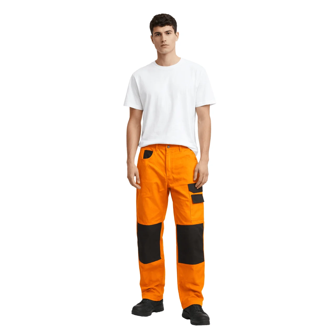 High-Quality Multi-Pocket Workwear Pants Pure
