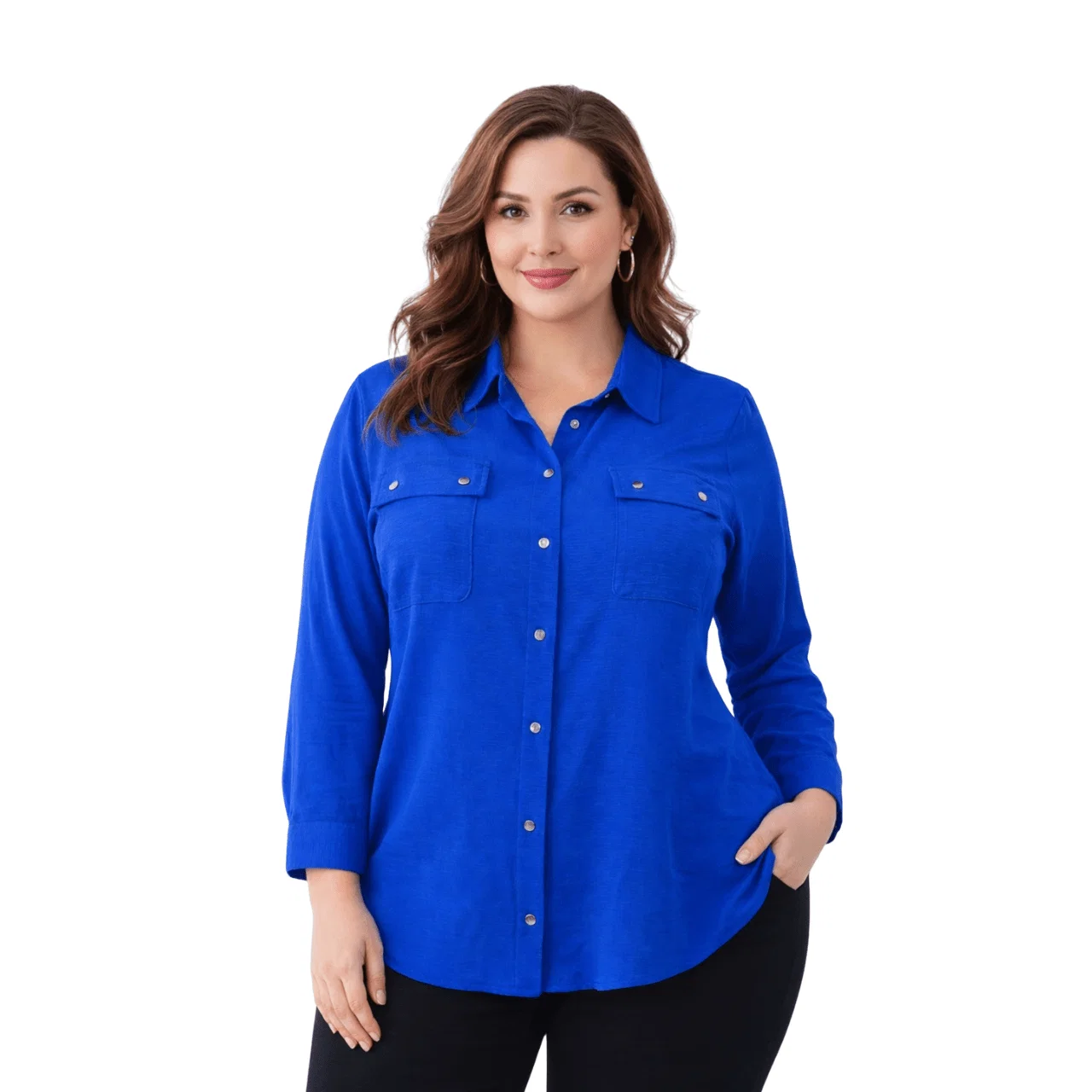 Specialty Fluid Button-Front Utility Shirt Fast