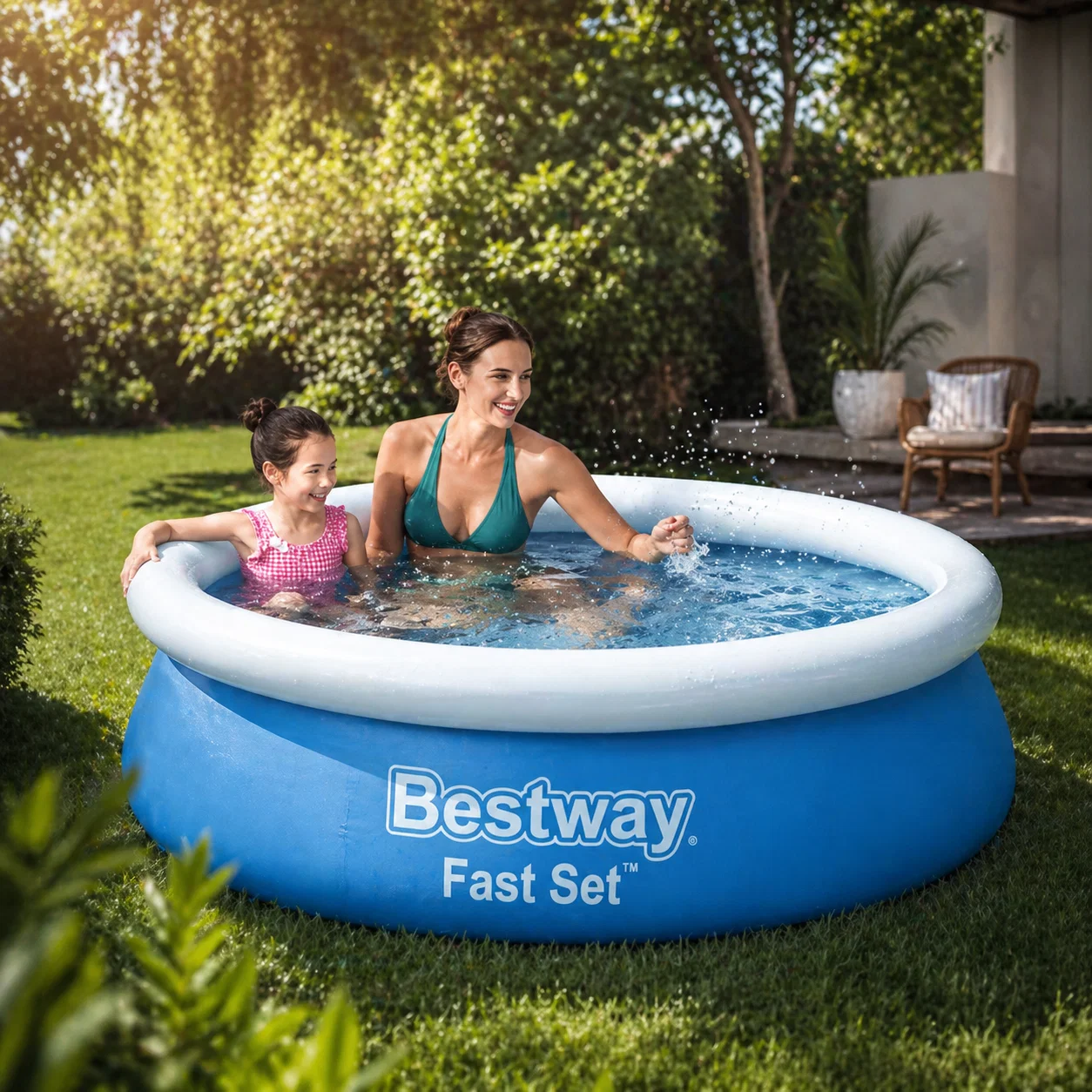 Powerful Inflatable Fast Set Pool – 183 cm Original