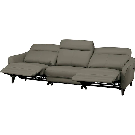 Modern ELECTRIC WIDE 3 SEATER SOFA LS06 NW DGR Breathable