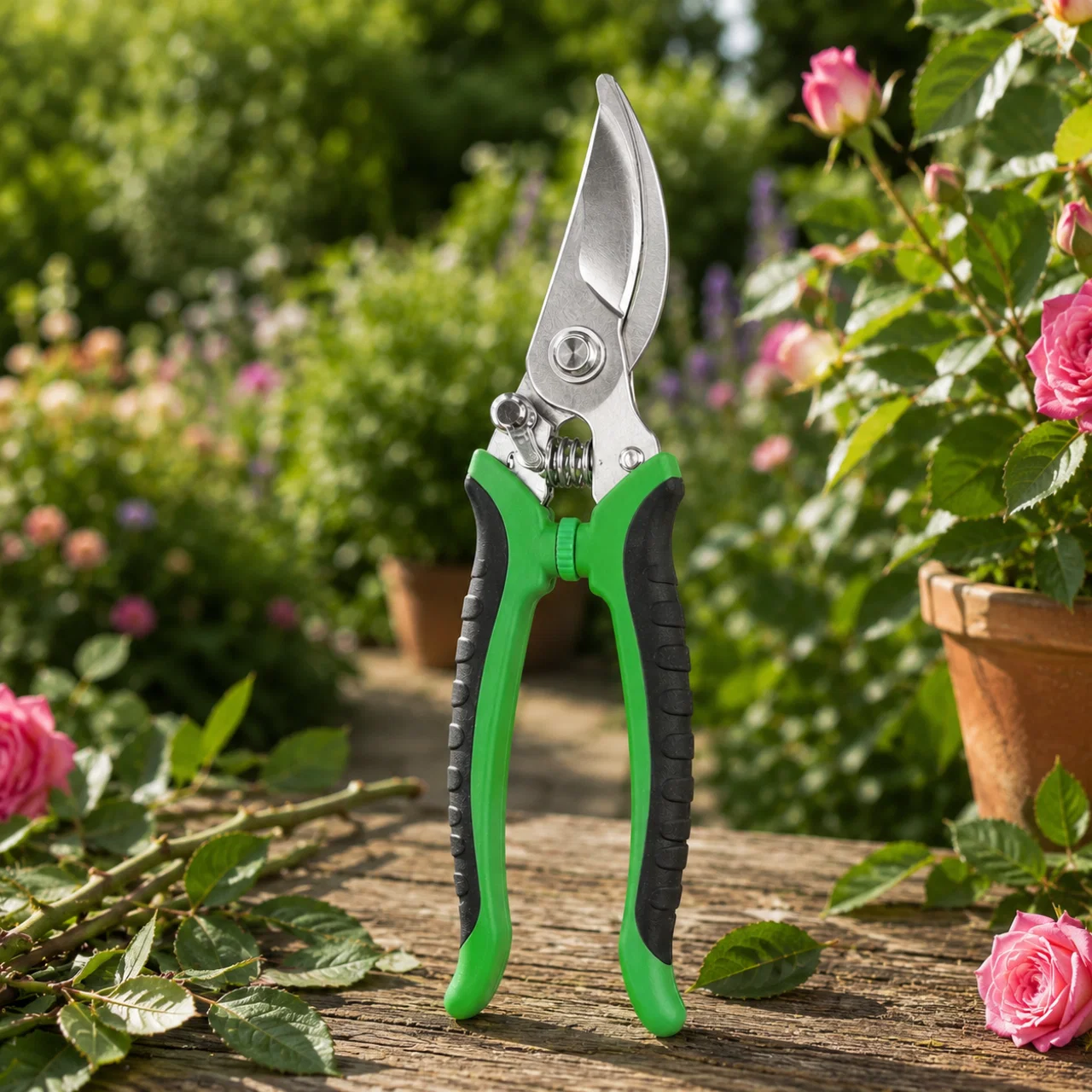 Original Design Lightweight Pruning Shears 135 g – Precision Garden Clippers Breathable