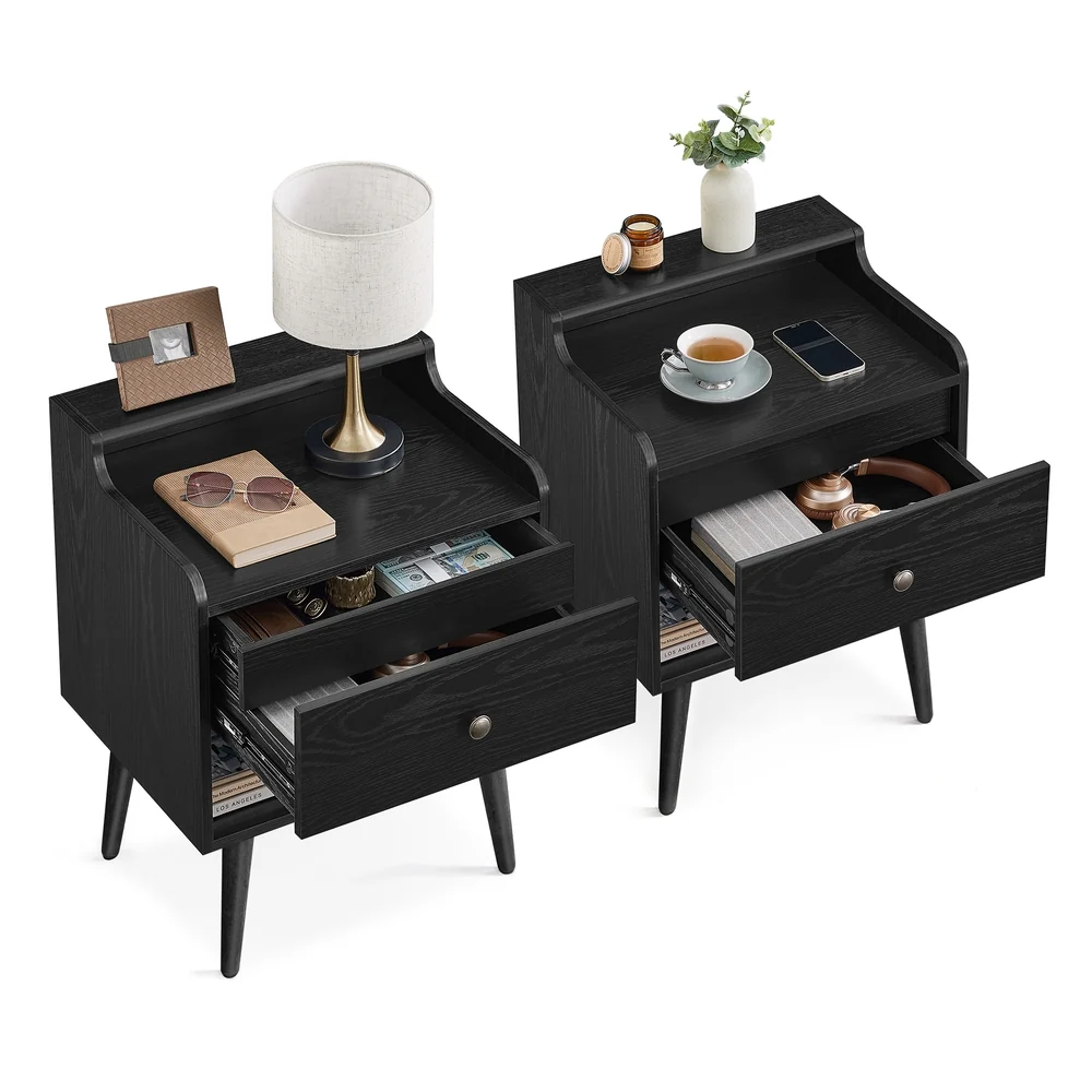 Carefully Designed VASAGLE Bedside Tables with Hidden Drawers Quality