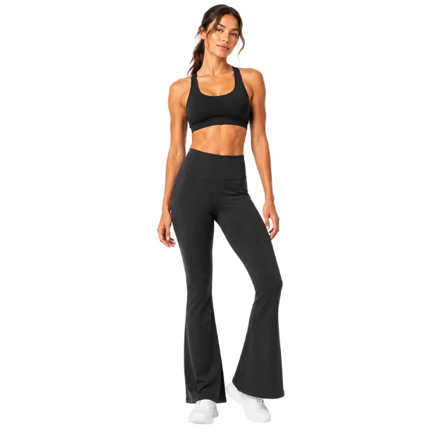 Premium High-Waisted Flared Active Leggings High-Grade