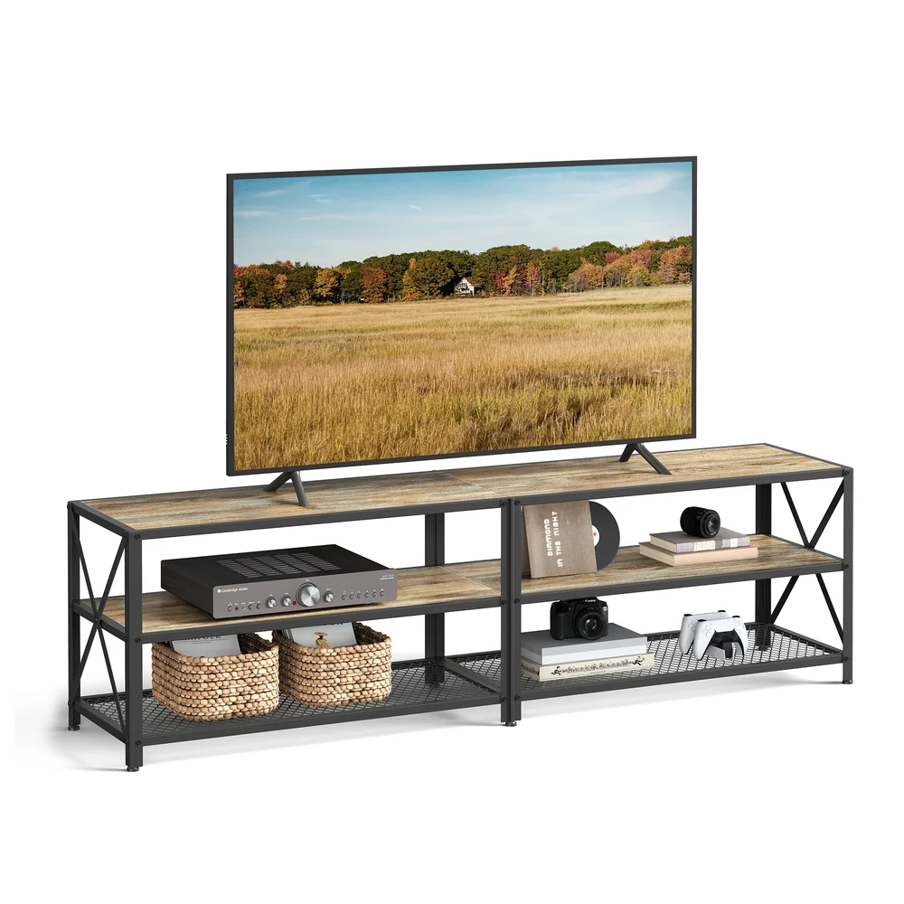 Green VASAGLE VASAGLE TV Stand TV Console for T Up to 75 Inches TV Table 70.1 Inches Width Excellent