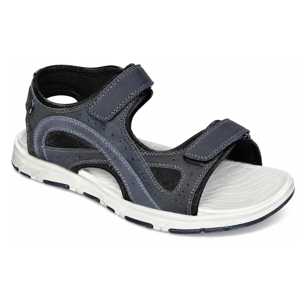 Functional Boys’ Open-Toe Sport Sandals with Hook-and-Loop Straps Verified