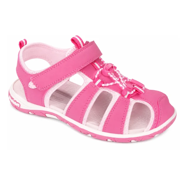 Casual Girls’ Closed-Toe Sport Sandals with Hook-and-Loop Strap High-Performance