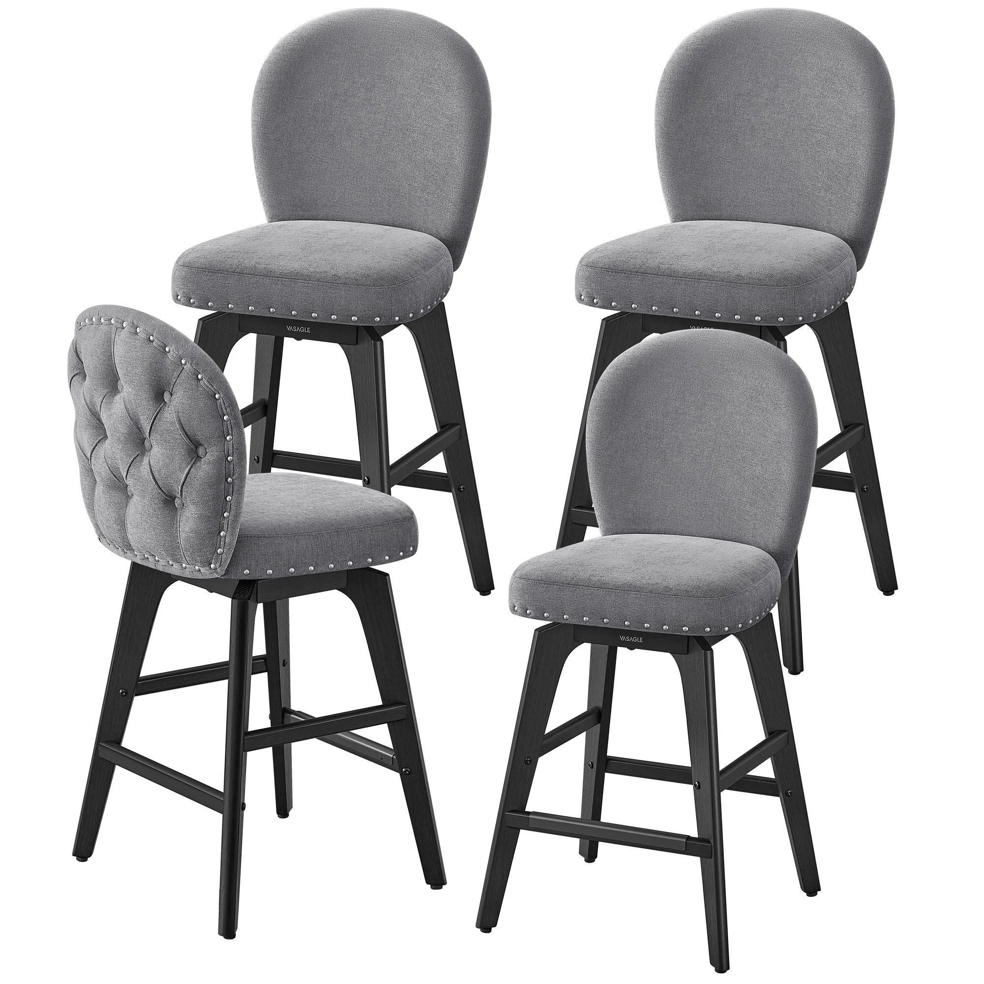 Clean SONGMICS VASAGLE Bar Stools Set of 4 Superior