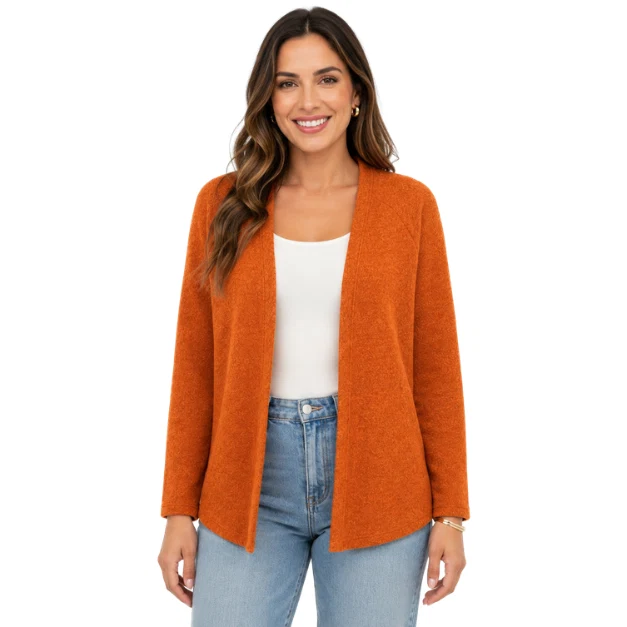 Sustainable Women’s Lightweight Open Front Cardigan High-Quality