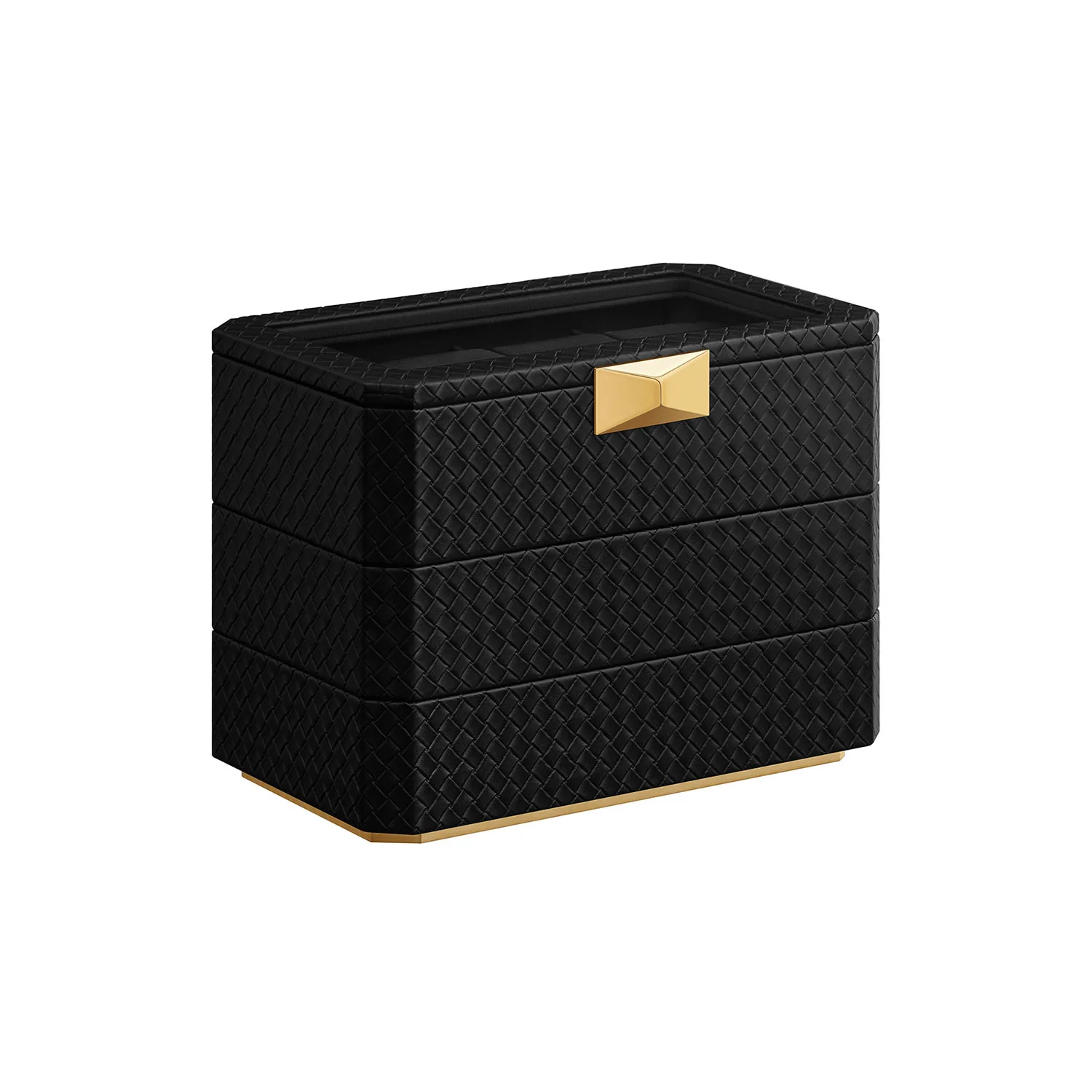 Breathable SONGMICS HOME RONNE Collection – Stackable 8-Slot Watch Case Durable