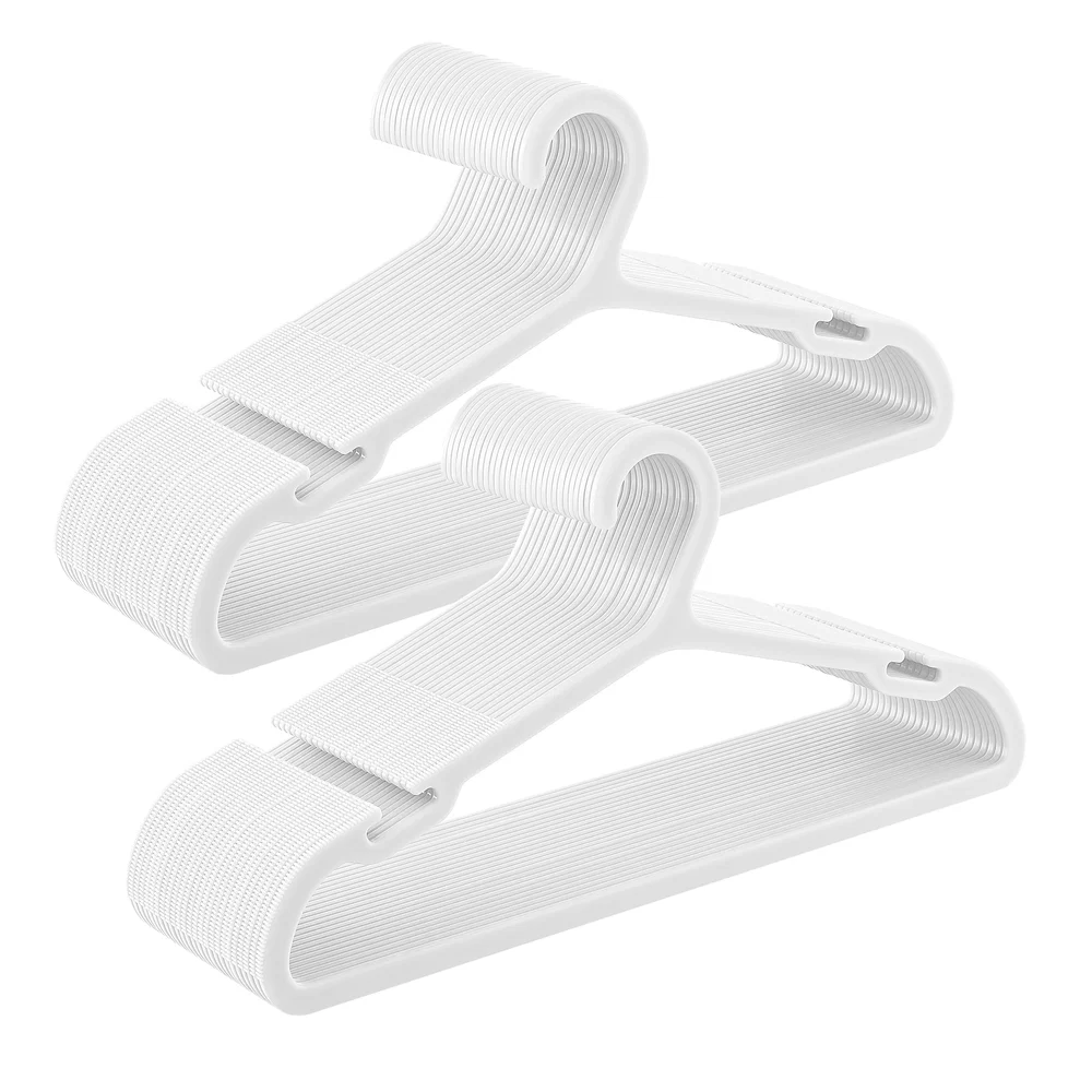 Lightweight SONGMICS Clothes Hangers with Wide Shoulder Notches Fine