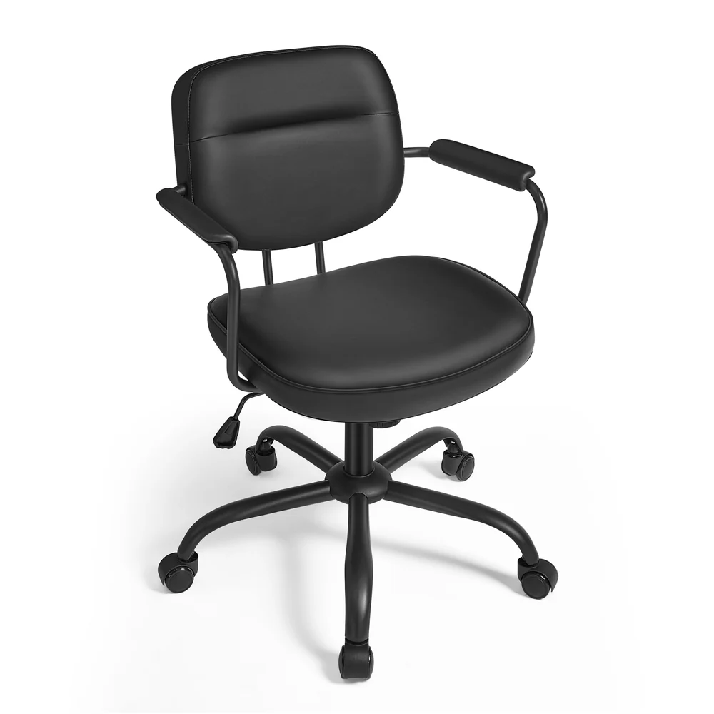 Stylish VASAGLE Office Chair with Back and Armrests Expertly Made