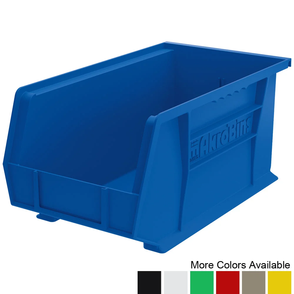 Reliable 14-3 4 quot d x 8-1 4 quot w x 7 quot h Stacking AkroBins – 12 Pack High-Performance