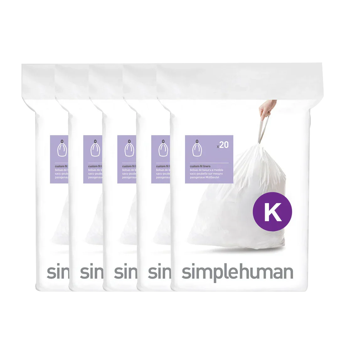 Powerful TRASHBAG K 10 GAL 60 PACK Lightweight