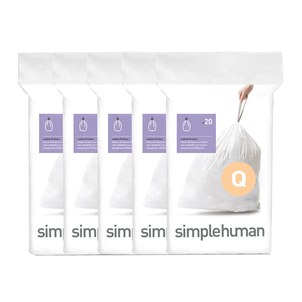 Recyclable TRASHBAG Q 50L 13 GAL 20CT Durable