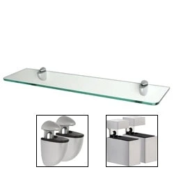 Crafted 6 quot d x 24 quot w Standard Glass Shelf World-Class