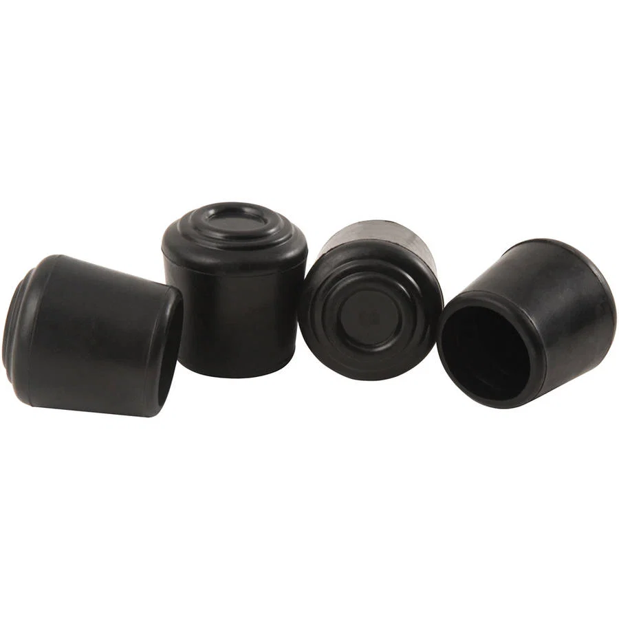 Recyclable CHAIR TIPS 3 4 quot PLASTIC BLK 4PK Advanced
