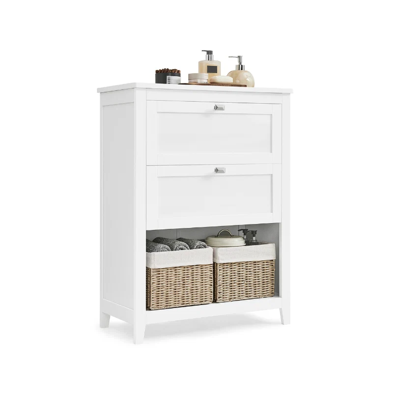 Official VASAGLE Bathroom Cabinet with 2 Drawers Advanced