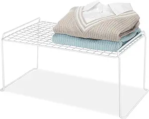 World-Class STACKING SHELF MEDIUM WHITE Versatile