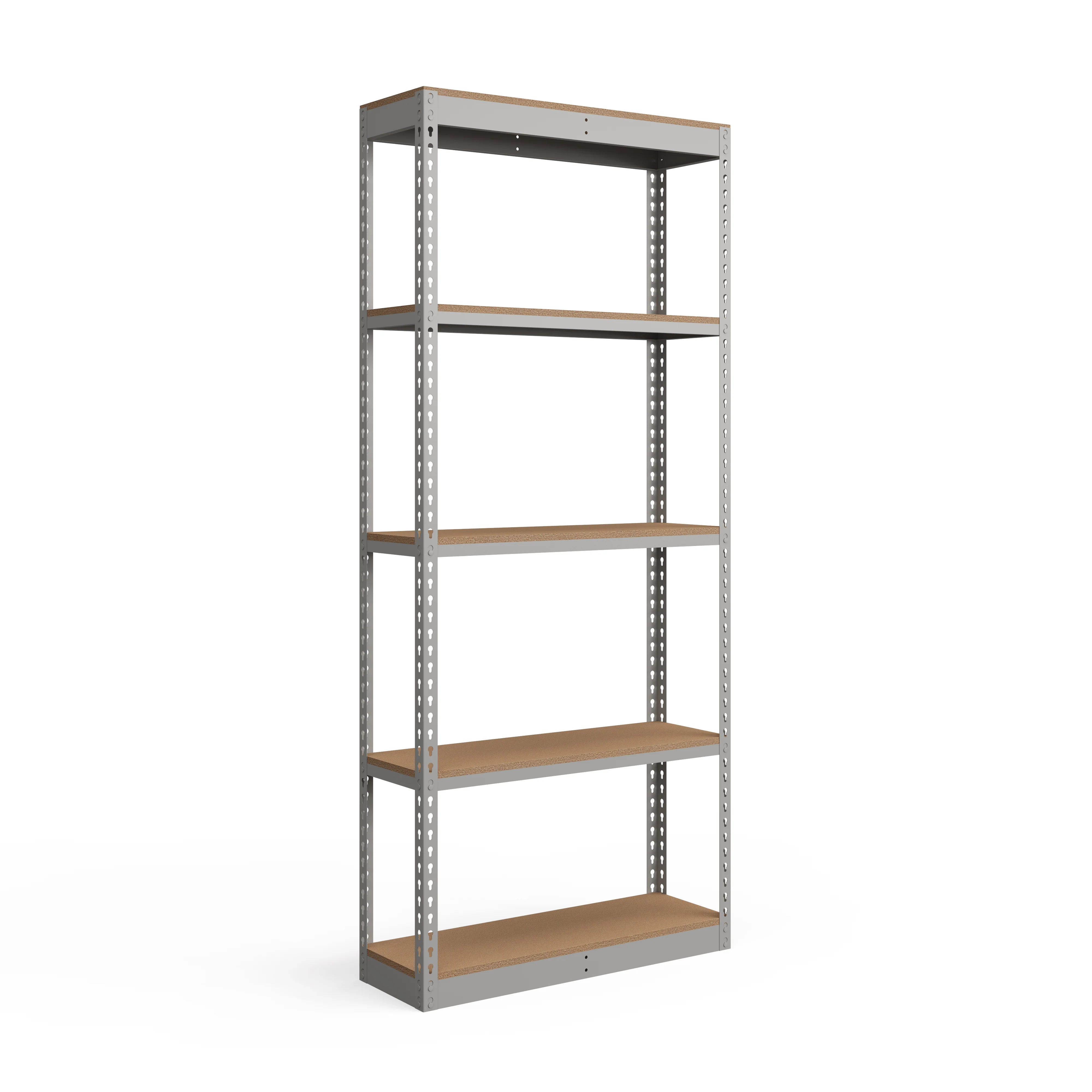 Easy-to-Use Lyon 18 quot d 5-Shelf Light-Duty Boltless Shelving Starter Units – Gray Advanced