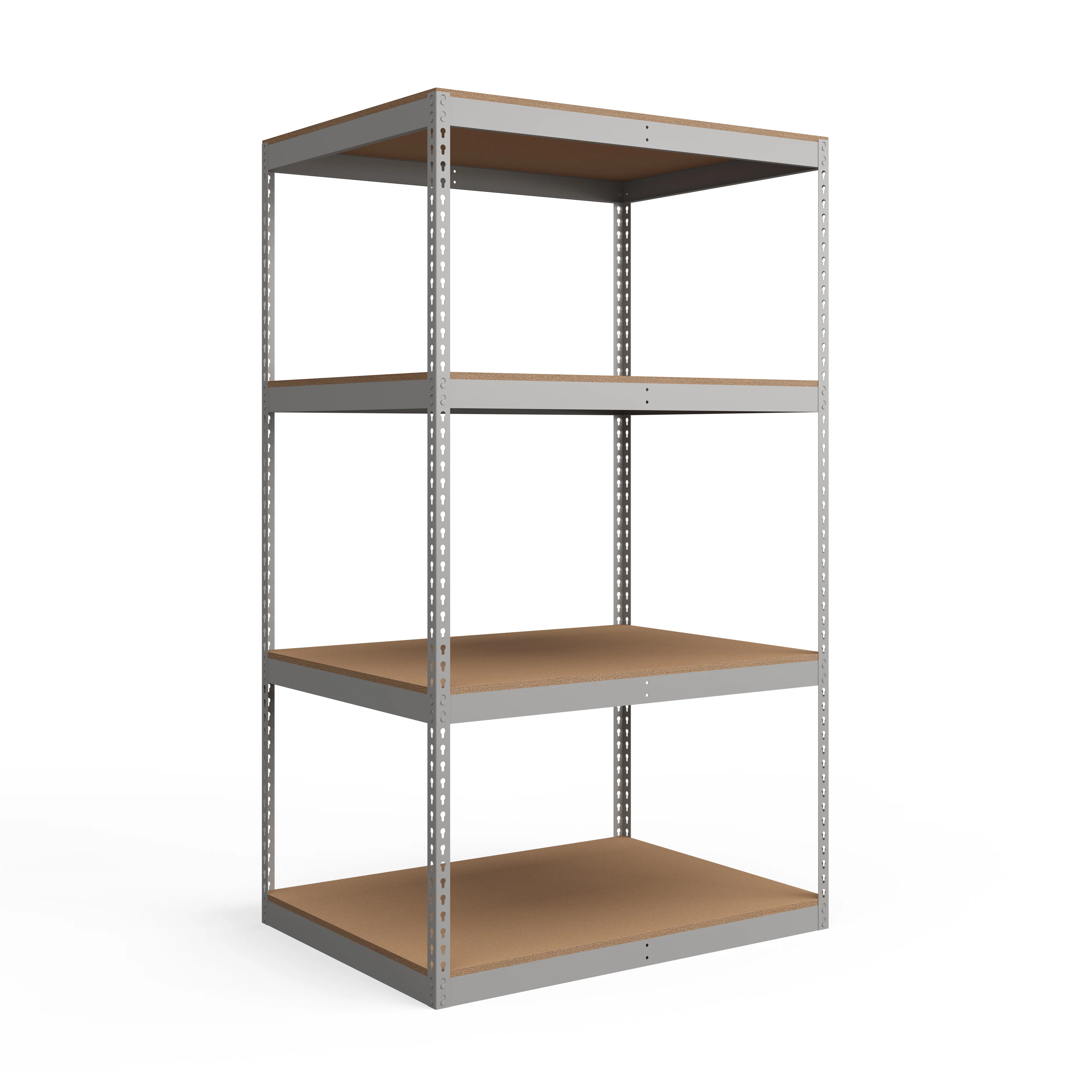 Powerful Lyon 36 quot d 4-Shelf Heavy-Duty Boltless Shelving Starter Units – Gray Expertly Made