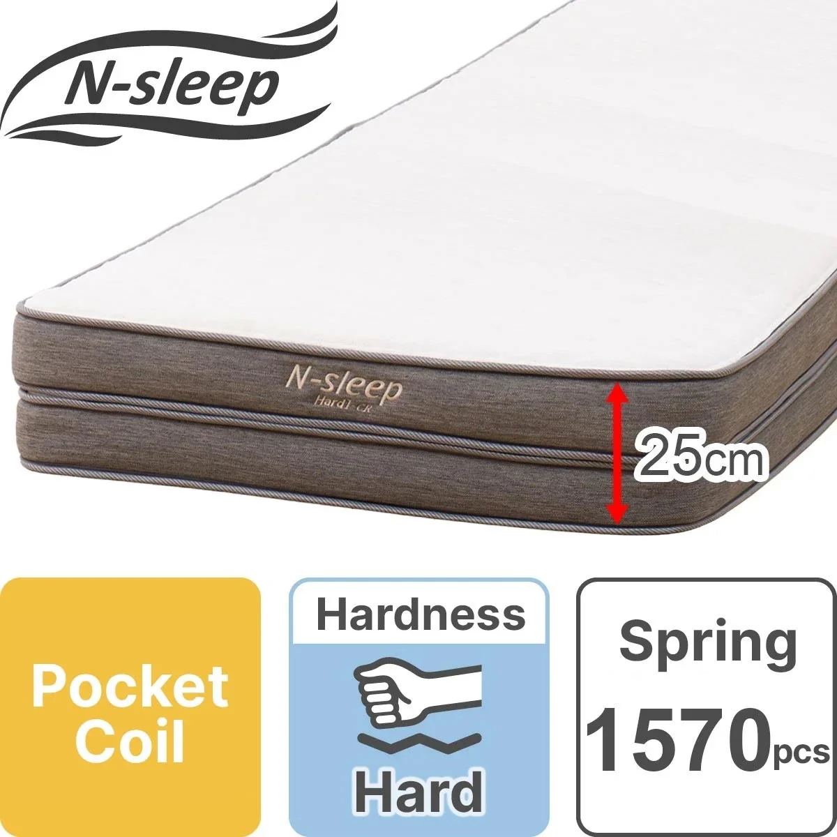 High-Performance D MATTRESS HARD H1-02CR VH 150 188 Traditional
