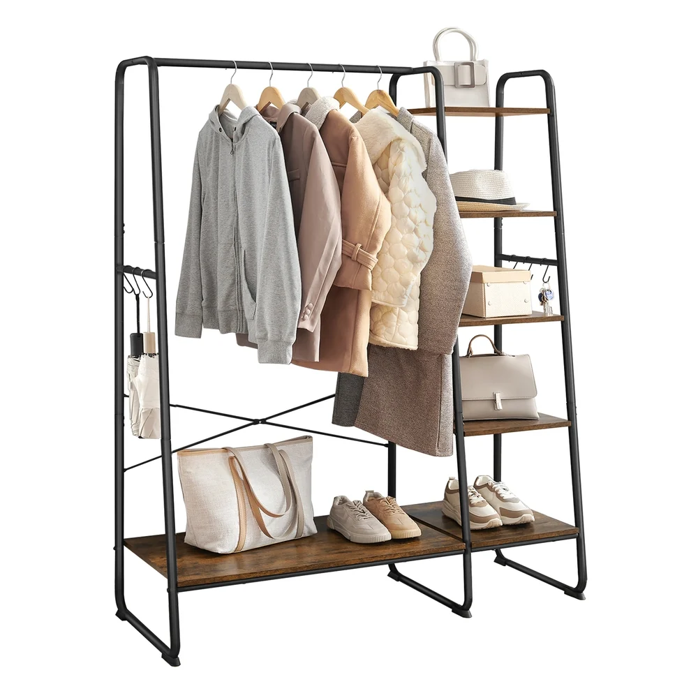 Outstanding VASAGLE Clothing Rack with Shoe Shelf Crafted