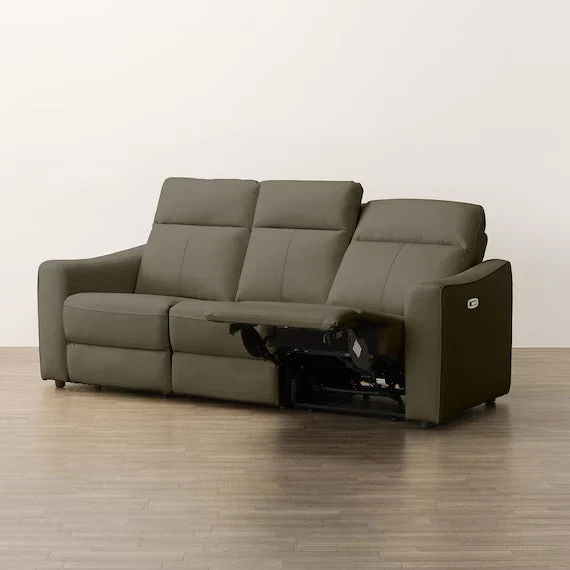 Fine 3 SEATER ELECTRIC SOFA WITH TABLE UM04 DGY Relaxed