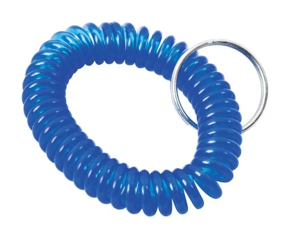 Sophisticated COILED WRIST KEY RING Fast