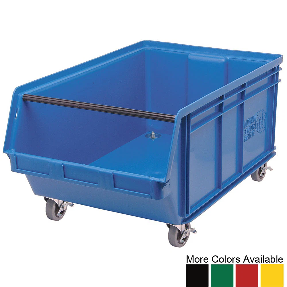Premium 29 quot d x 18-3 8 quot w x 14-7 8 quot h Mobile Magnum Stacking Bins Relaxed