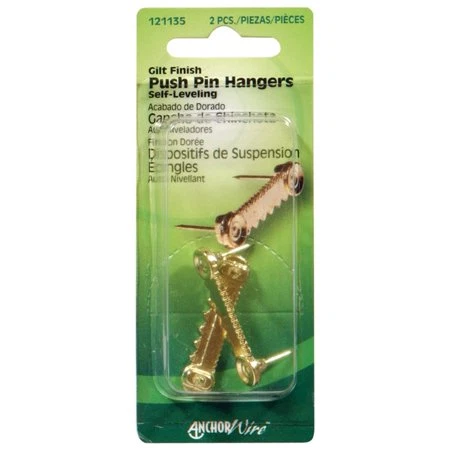 Practical PUSH PIN HANGERS 2PK Modern
