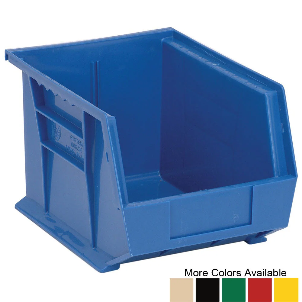 Solid 10-3 4 quot d x 8-1 4 quot w x 7 quot h Ultra Stacking and Hanging Bins – 6 Pack Trendy