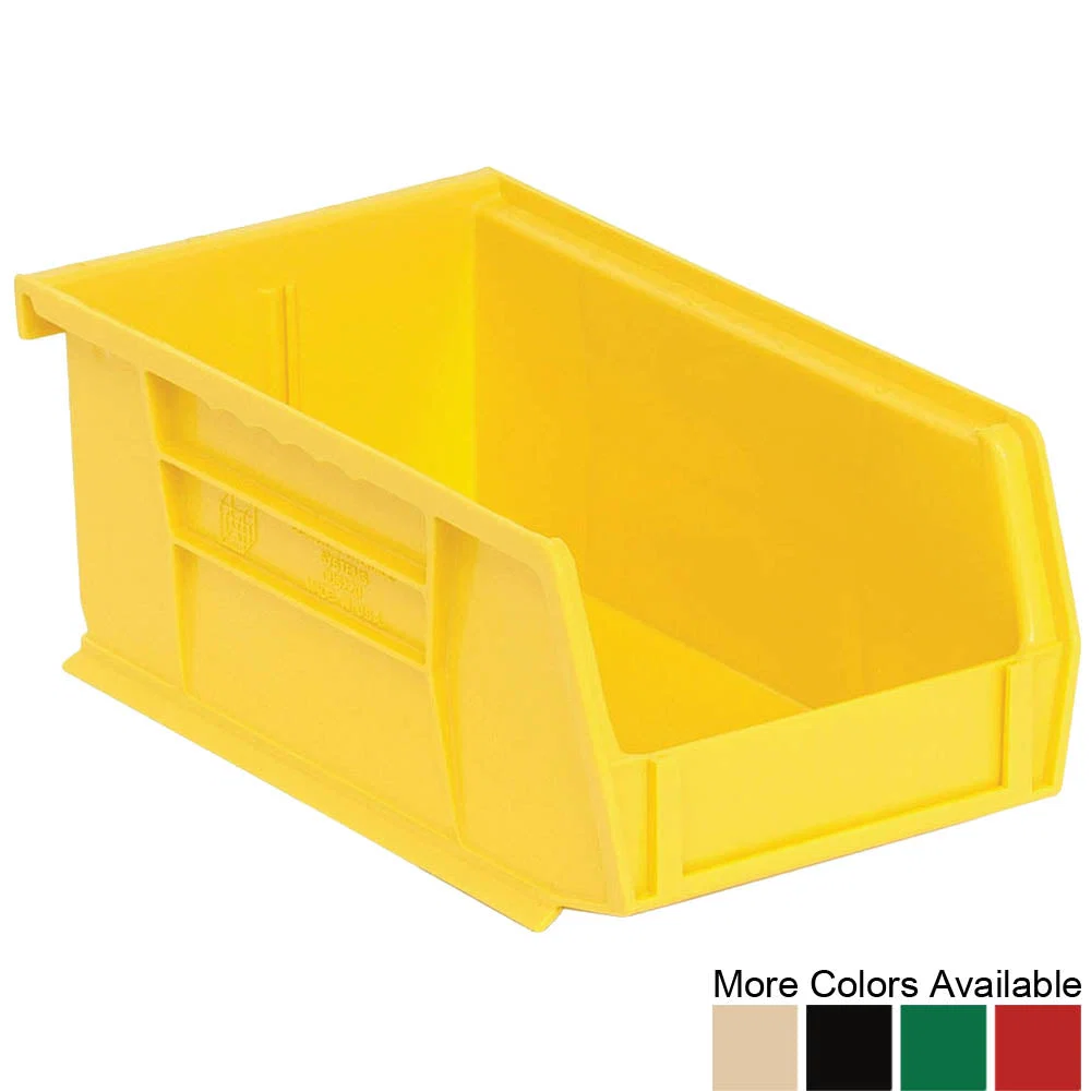Recyclable 7-3 8 quot d x 4-1 8 quot w x 3 quot h Ultra Stacking and Hanging Bins – 24 Pack Professional