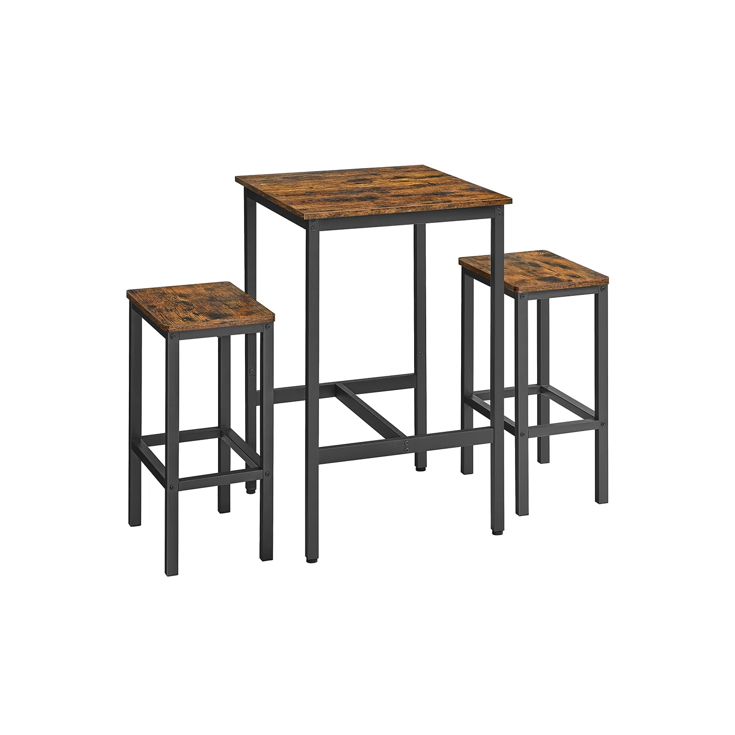 Relaxed VASAGLE Bar Table and Chairs Set Efficient