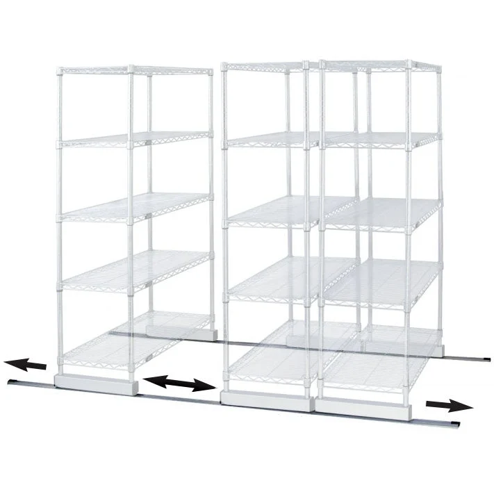 Responsible Single Track Kit for Wire Shelving Effective